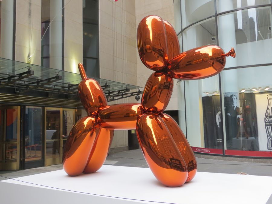 Jeff Koons balloon-dog-orange
