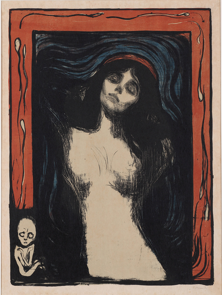 Edvard Munch Madonna Google Art Project 495100