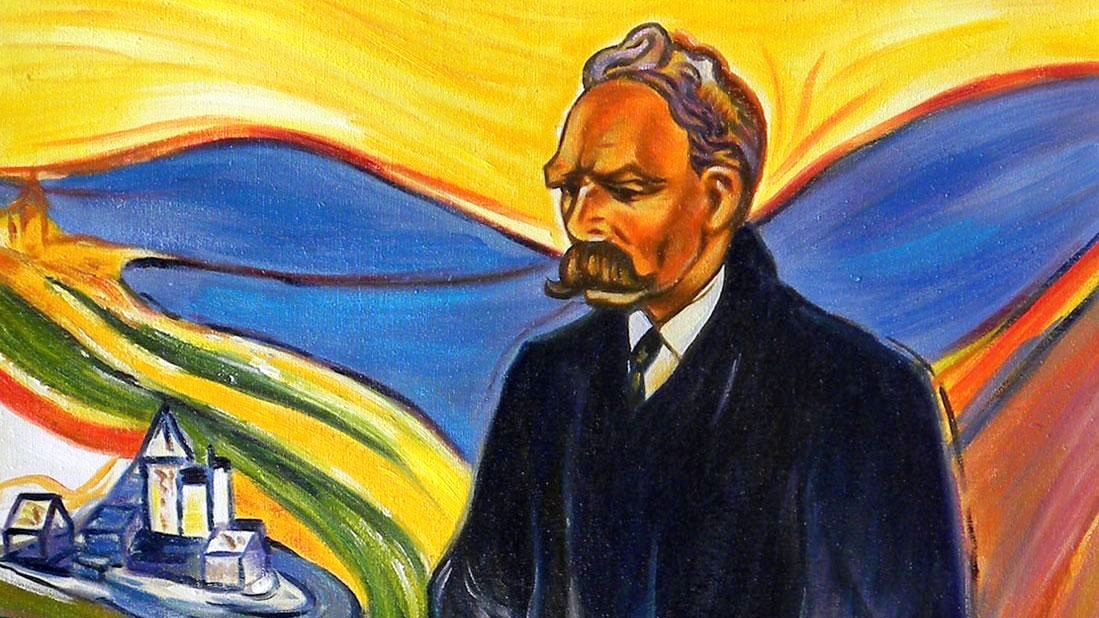 Retrato de Friedrich Nietzche (1906). Edvard Munch