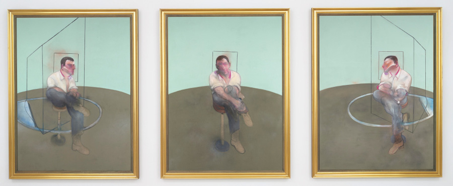 13. francis bacon three studies for a portrait of john edwards 1984 christies