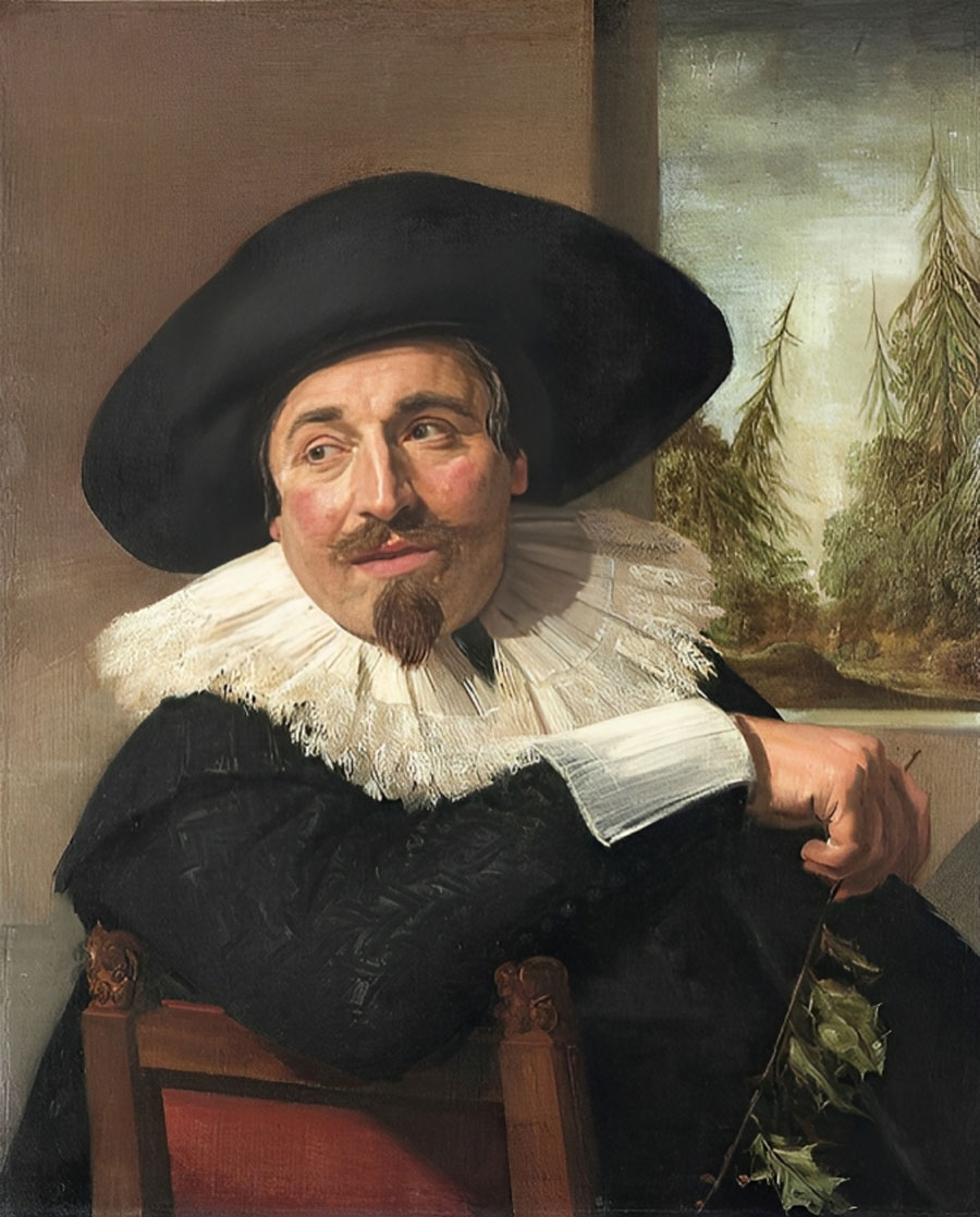 Frans Hals, Retrato de Isaac Abrahamsz Massa