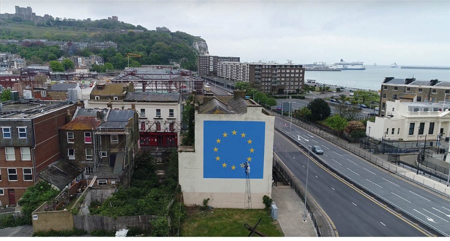 Mural del Brexit de Banksy en Dover