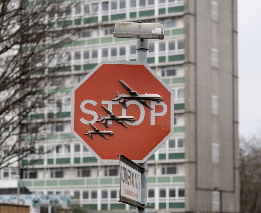 Obra reciente de Banksy