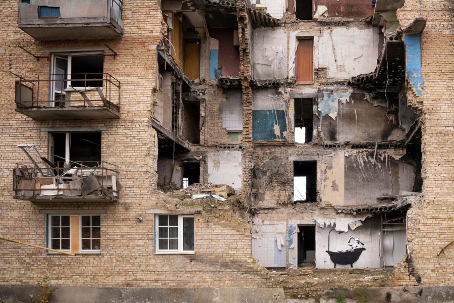 Mural de Banksy en Ucrania