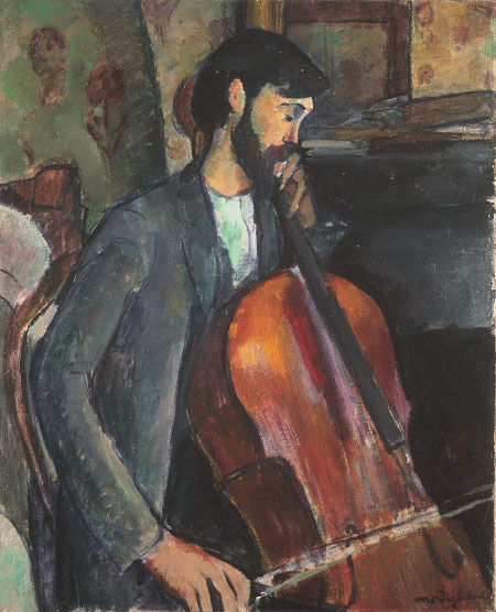 Colección Abelló: Violinista-Modigliani