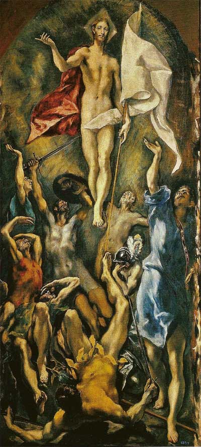 Resurrecion de Cristo El Greco