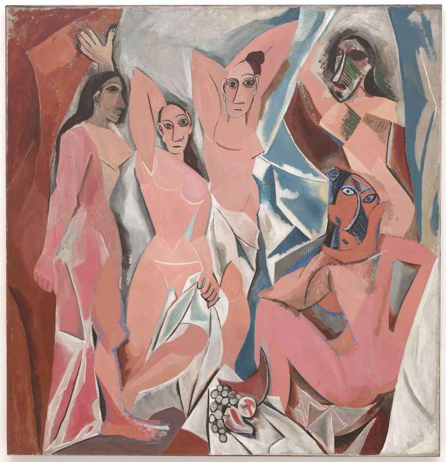 Pablo Picasso, Les Demoiselles d'Avignon, 1907