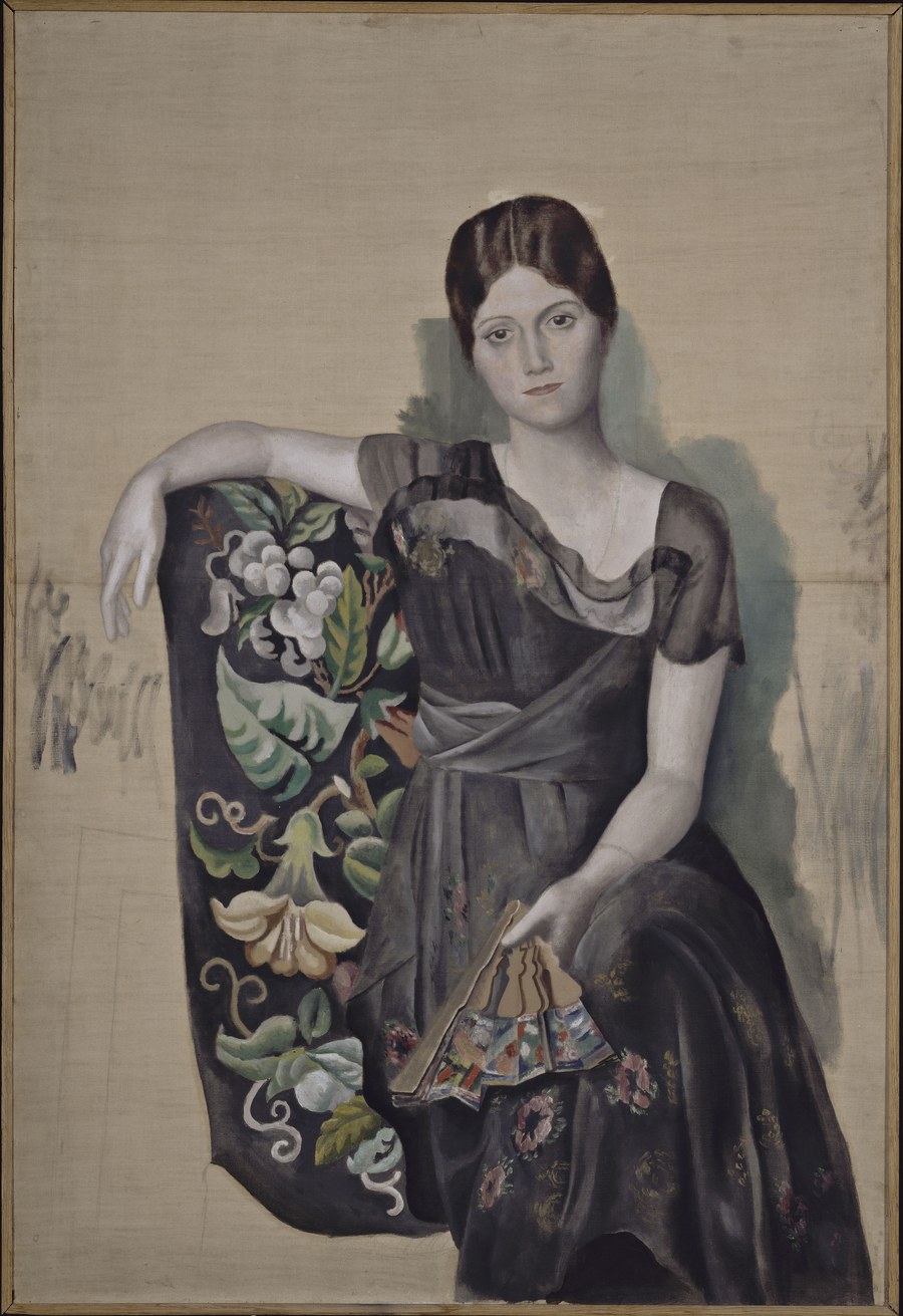 Pablo Picasso, Retrato de Olga en una butaca, 1917-18