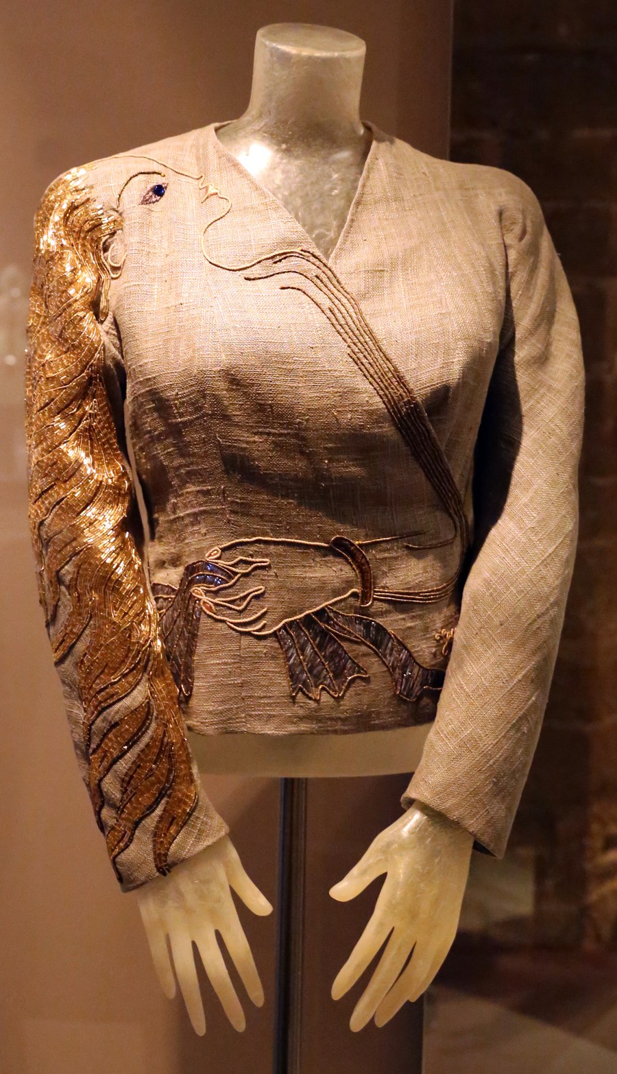 Schiaparelli y Jean Cocteau, chaqueta de noche, 1937