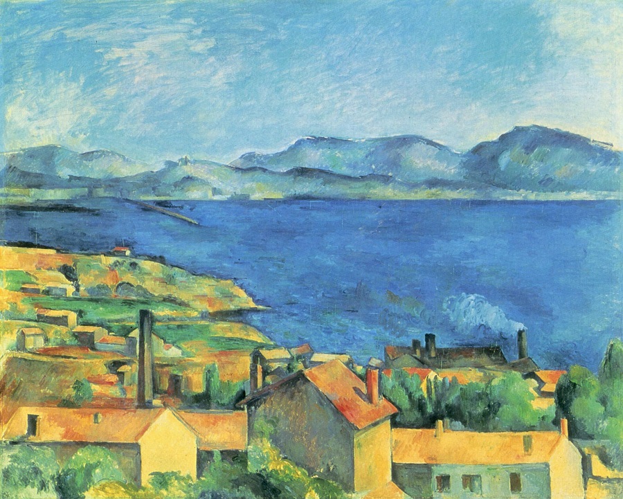 Baie de Marseille vue de lEstaque par Paul Cézanne