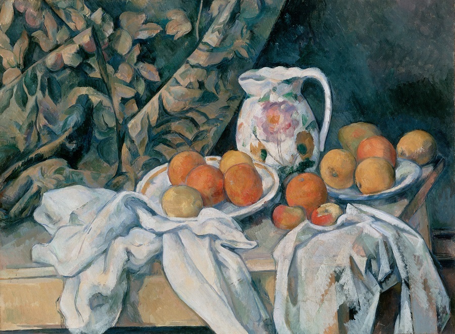 Cézanne Paul Still Life with a Curtain