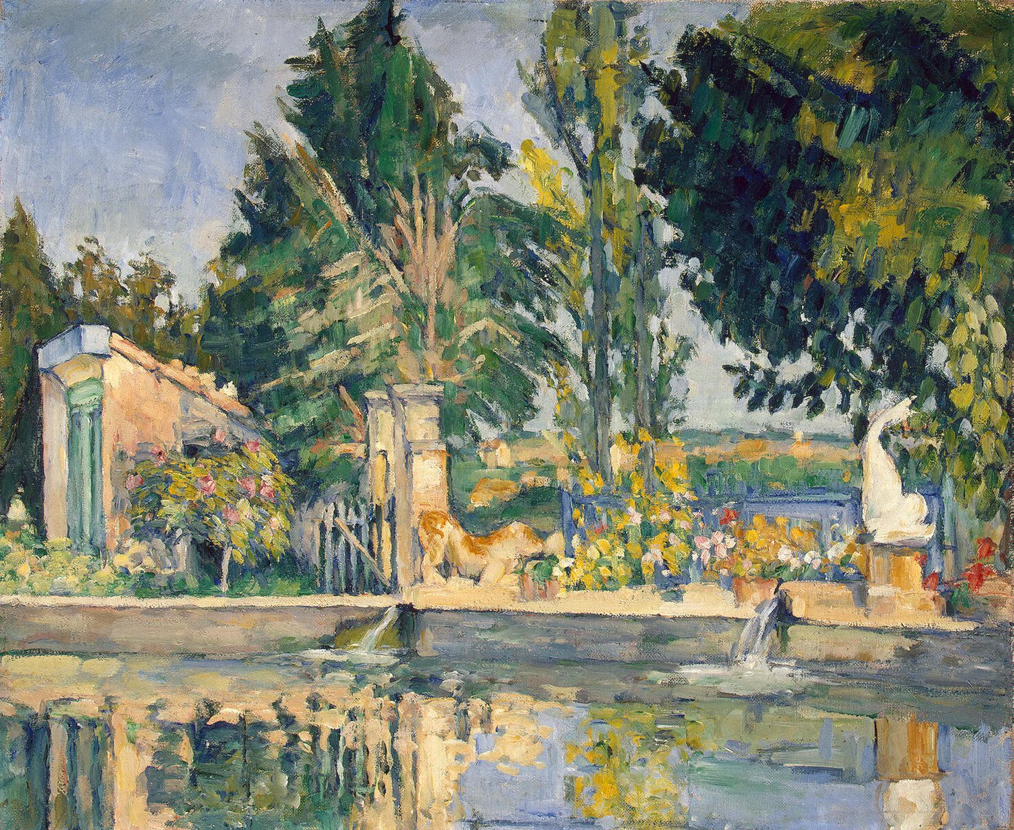 Le Bassin du Jas de Bouffan par Paul Cézanne
