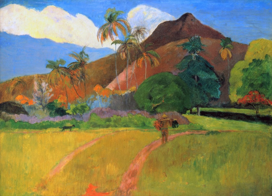 Paul Gauguin Tahiti Tahitian Landscape Paul Gauguin 1893