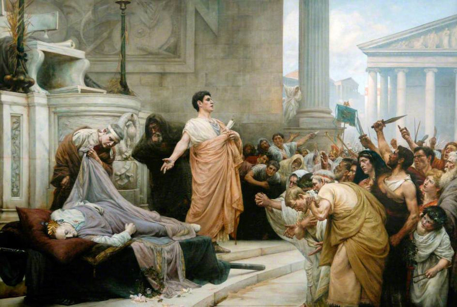 Marc Antonys Oration at Caesars Funeral by George Edward Robertson
