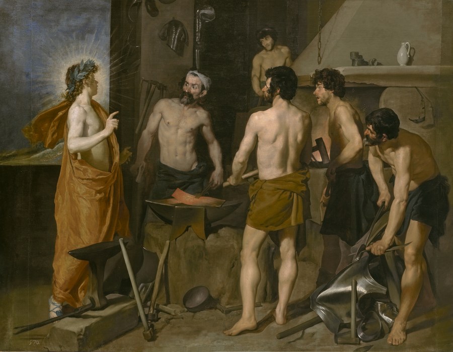 La fragua de Vulcano, de Diego Velázquez