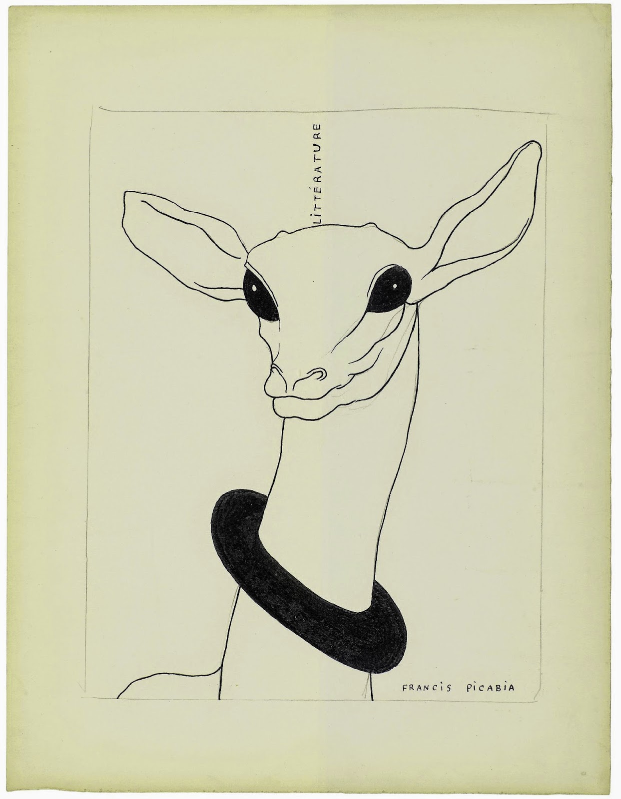 018. Picabia Projet de couverture Litt rature 1922 1924 
