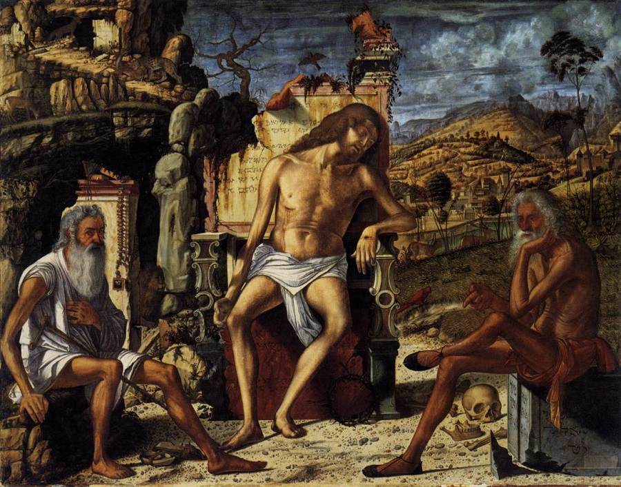 Vittore Carpaccio La meditación de la Pasión hacia 1490 Metropolitan Museum Nueva York