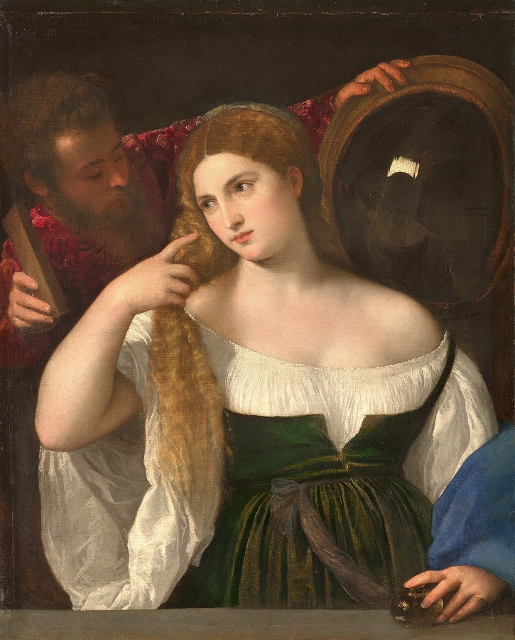 Tiziano Vecellio Mujer ante el espejo