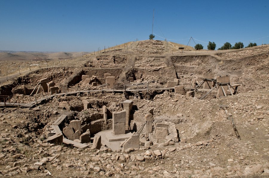 Vista general del yacimiento de Göbekli Tepe