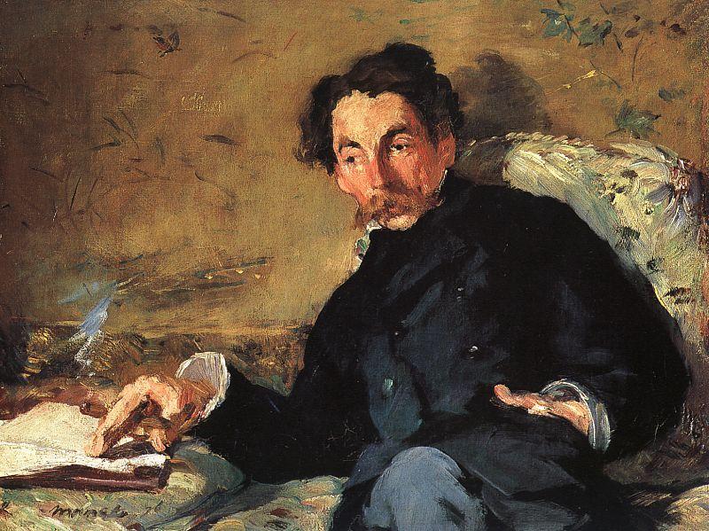 Manet Retrato de Stéphane Mallarmé