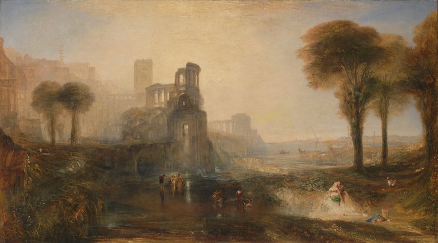 La catedral de Salisbury desde los prados (1831)