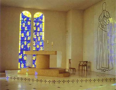 A - Henri Matisse - Interior of the Chapel of the Rosary Vence