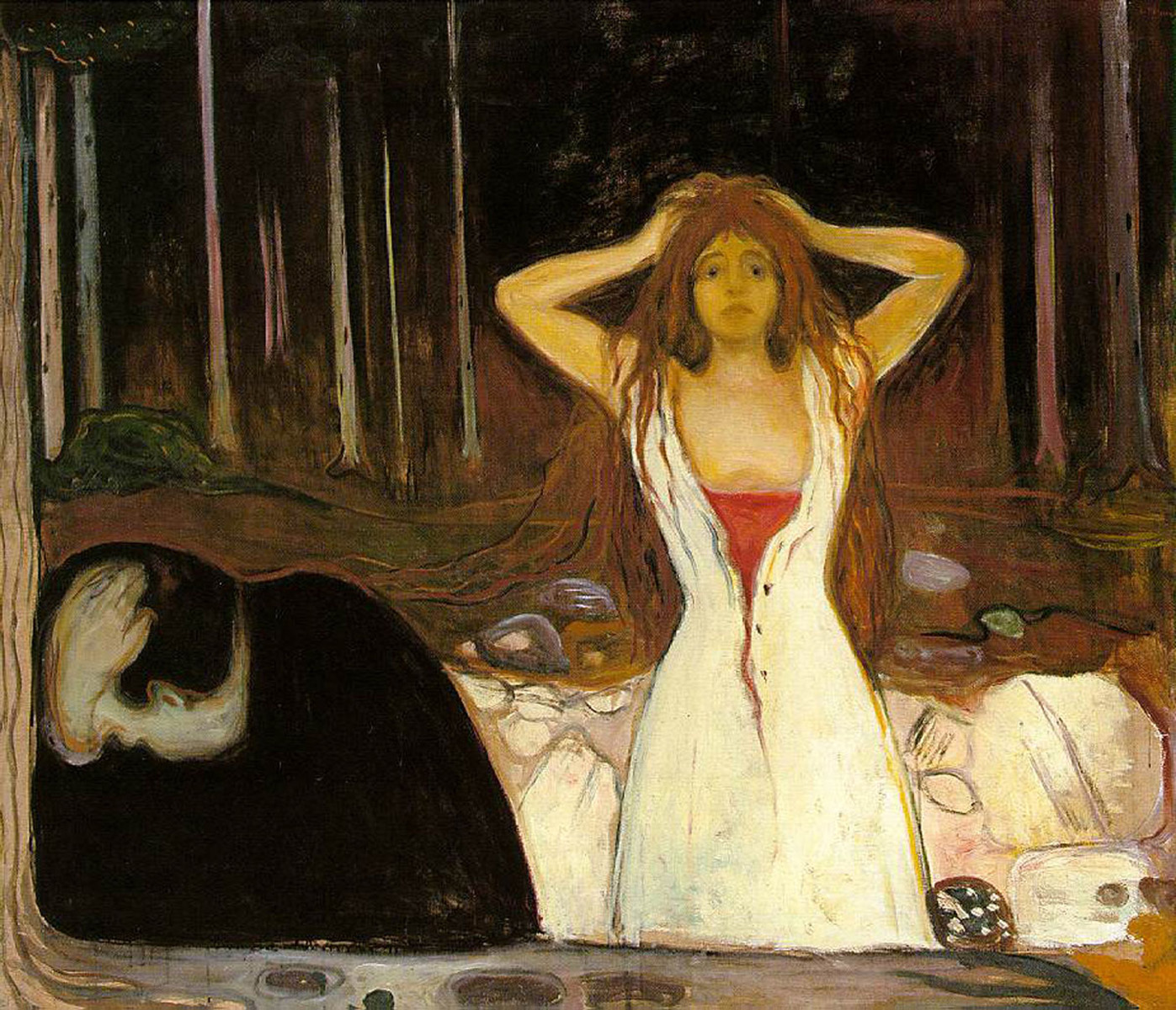 Cenizas (1894). Edvard Munch