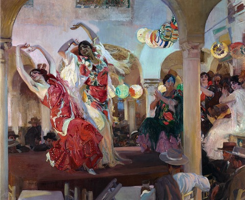 Sorolla: Baile en el Café Novedades de Sevilla, 1914.
