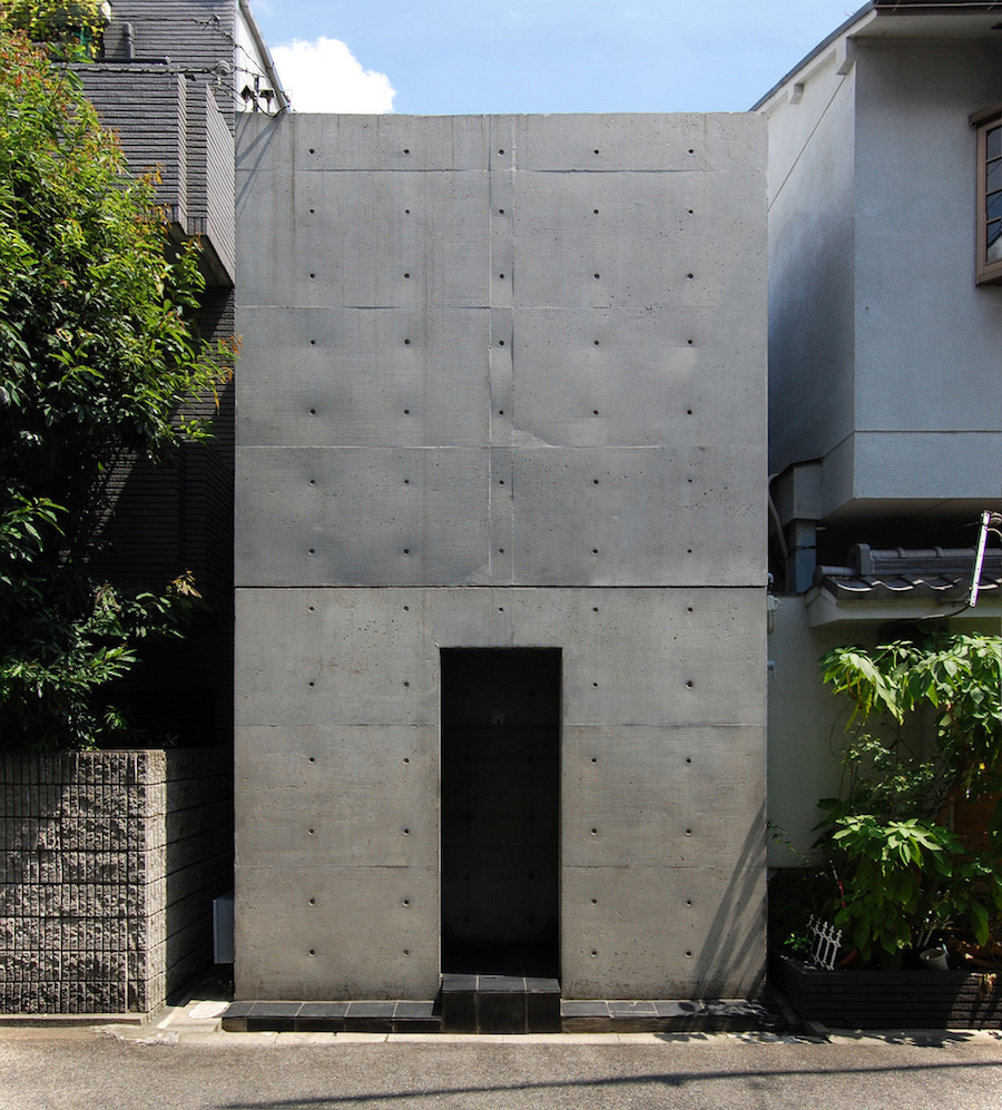 Row House in Sumiyoshi  Tadao Ando - Нет architecture