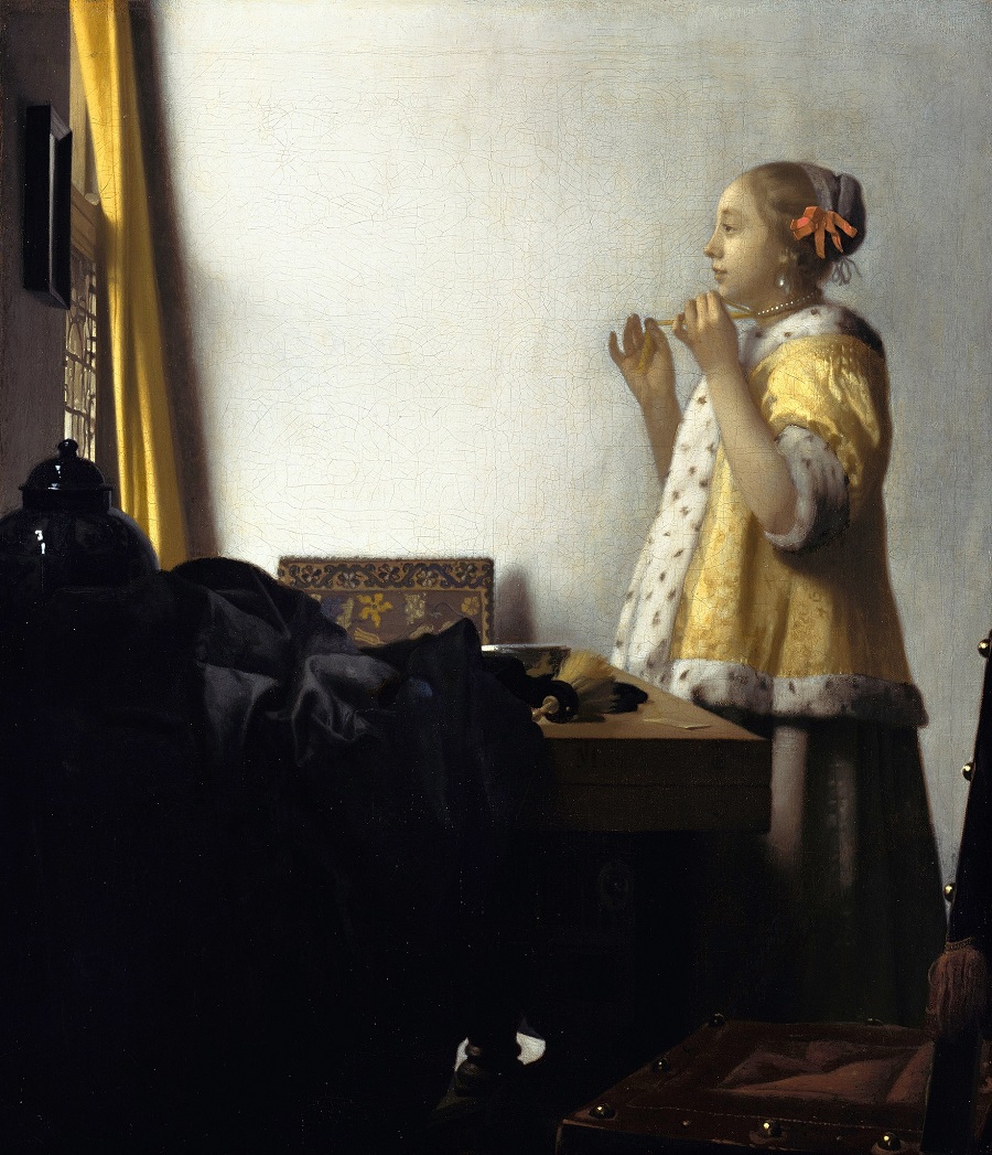 Dama joven con collar de perlas Vermeer