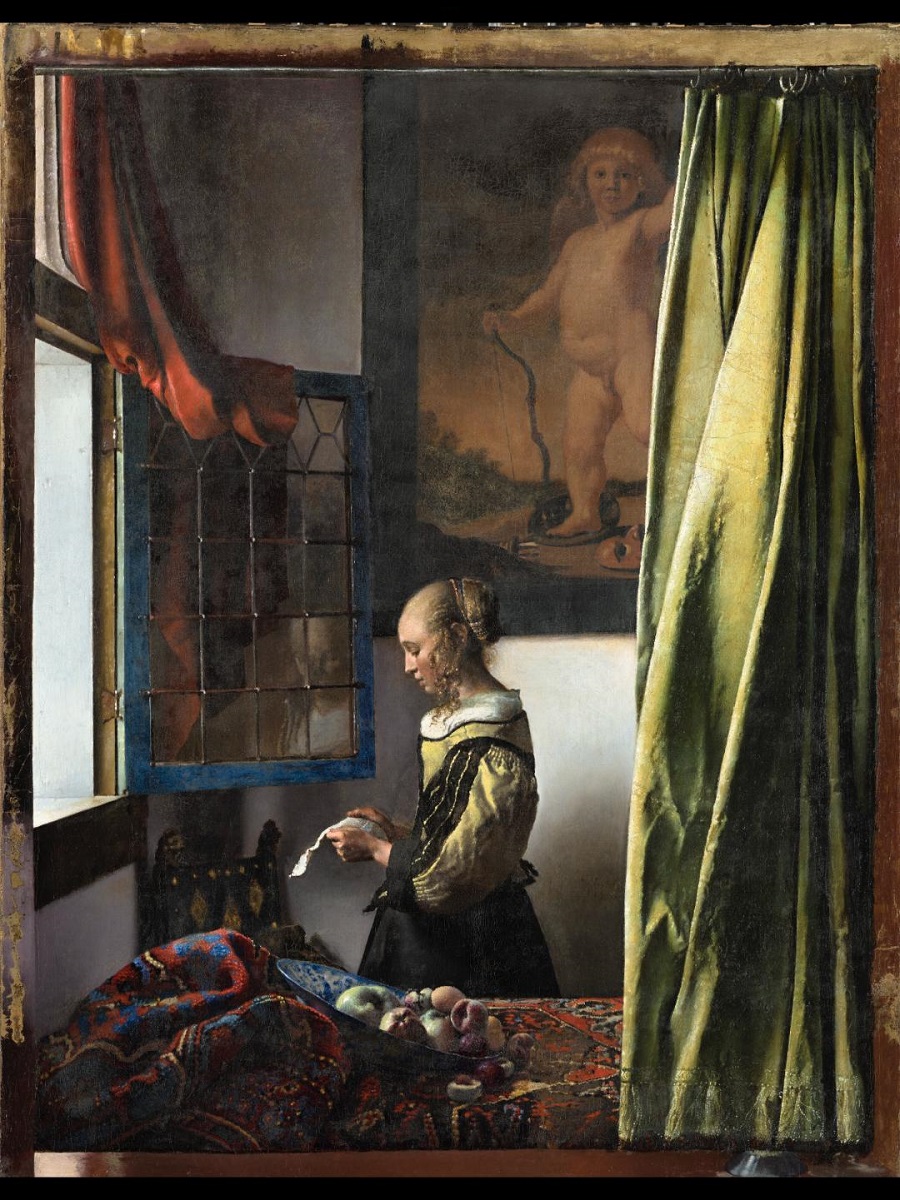 Muchacha leyendo una carta Vermeer