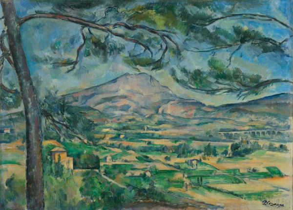 Cuadro de la exposición Cezanne et Nous en el Grand Palais de París