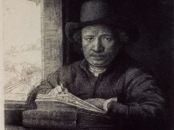 grabado rembrandt Carlos Amberes