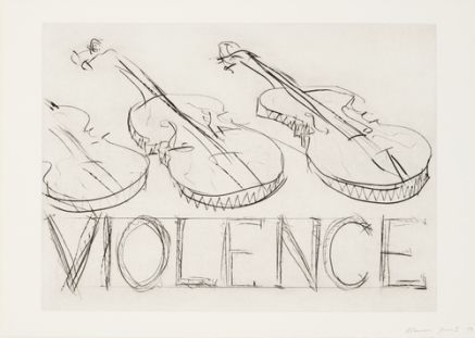 Bruce Nauman violins-violonce