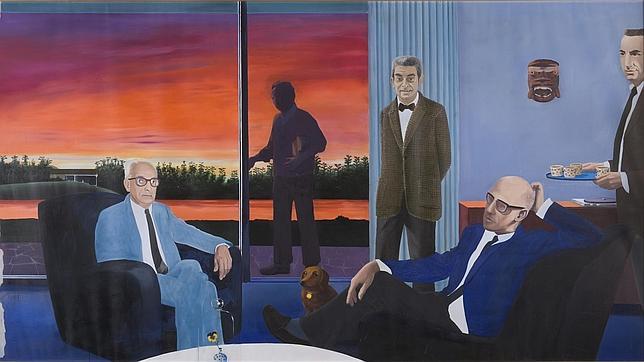 «La dacha», obra pintada por Gilles Aillaud, Eduardo Arroyo, Francis Biras, Lucio Fanti, Fabio y Nicky Rieti - ABC
