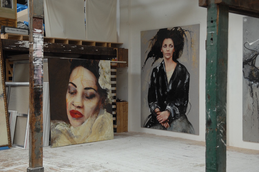 Estudio de Lita Cabellut