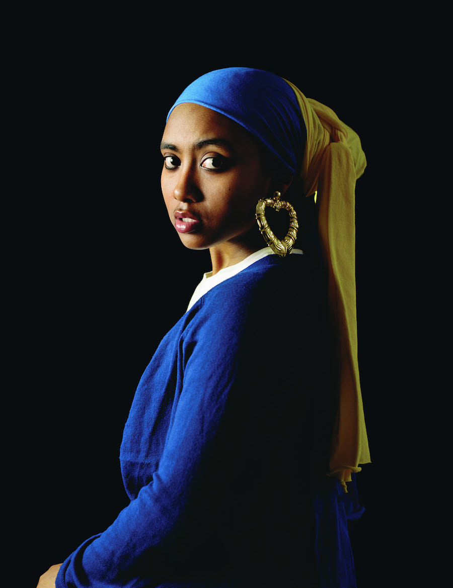 Erizku - Girl With a Bamboo Earring 2009 Awol Erizku Courtesy Ben Brown Fine Arts London