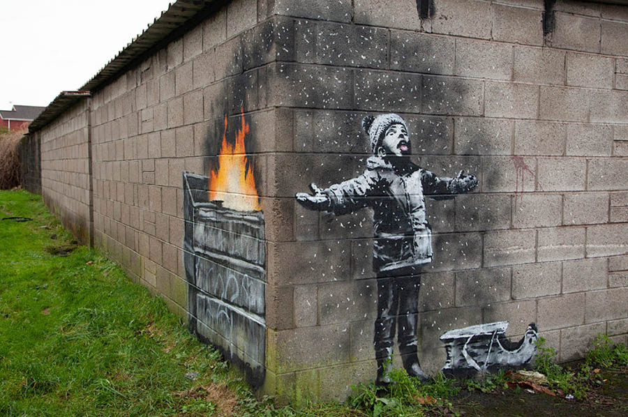 banksy season greetings