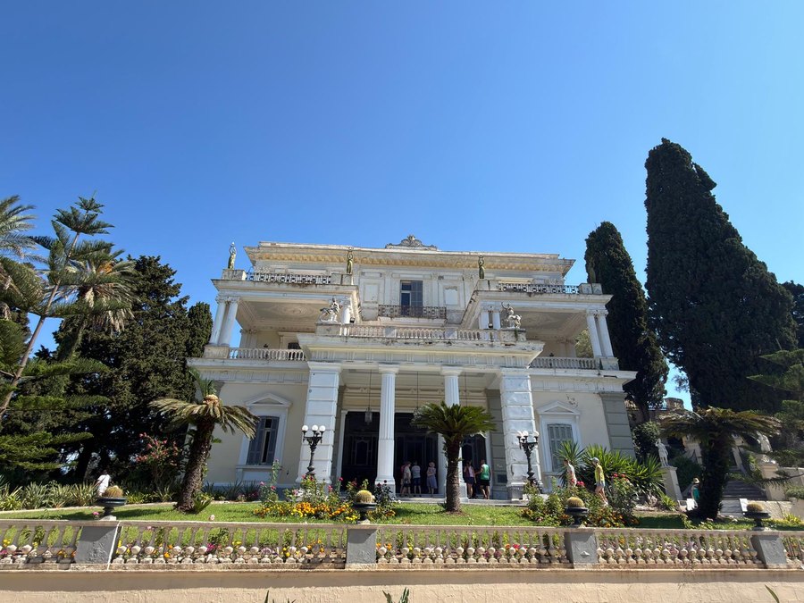 El palacio del Achilleion, en Corfú, construido por la emperatriz Sisi